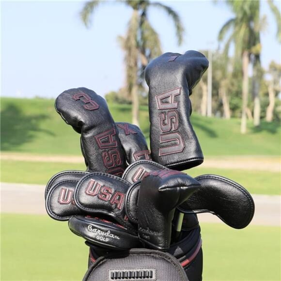 Golf Club Head Covers,USA Golf Driver Headcover Fariway Wood Covers Hybrid - Picture 6 of 7